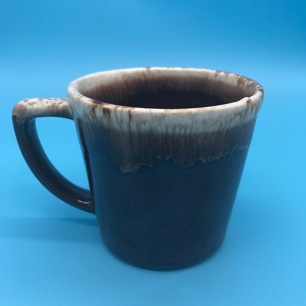 McCoy Pottery Brown drip coffee mug