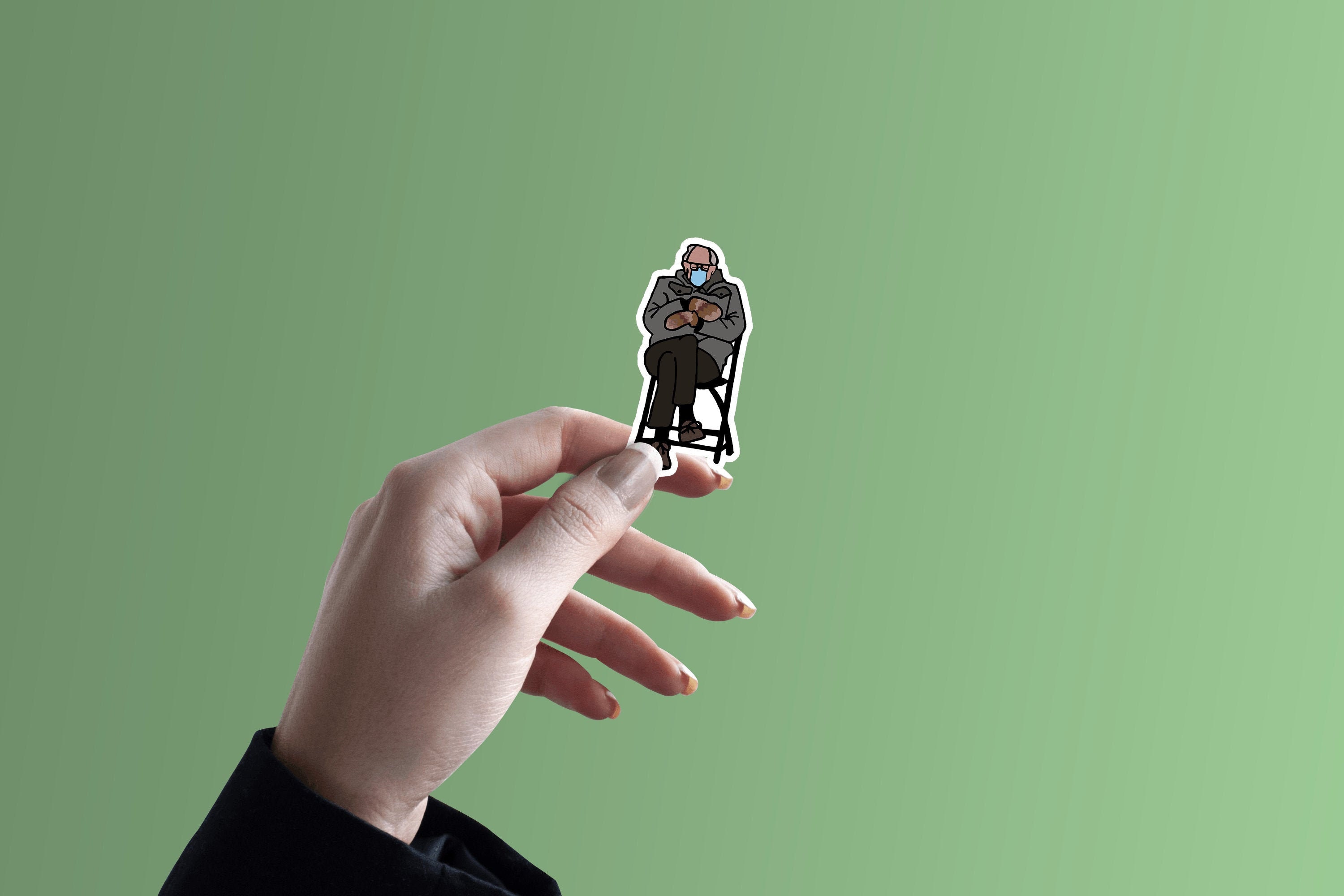 Bernie Sanders Inauguration Sticker | Funny Bernie Chair Meme Vinyl ...