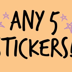 Choisissez parmi 5 stickers | Lot d'autocollants | Sticker | Autocollants | Décalcomanies | Stickers MacBook | Stickers pour ordinateur portable