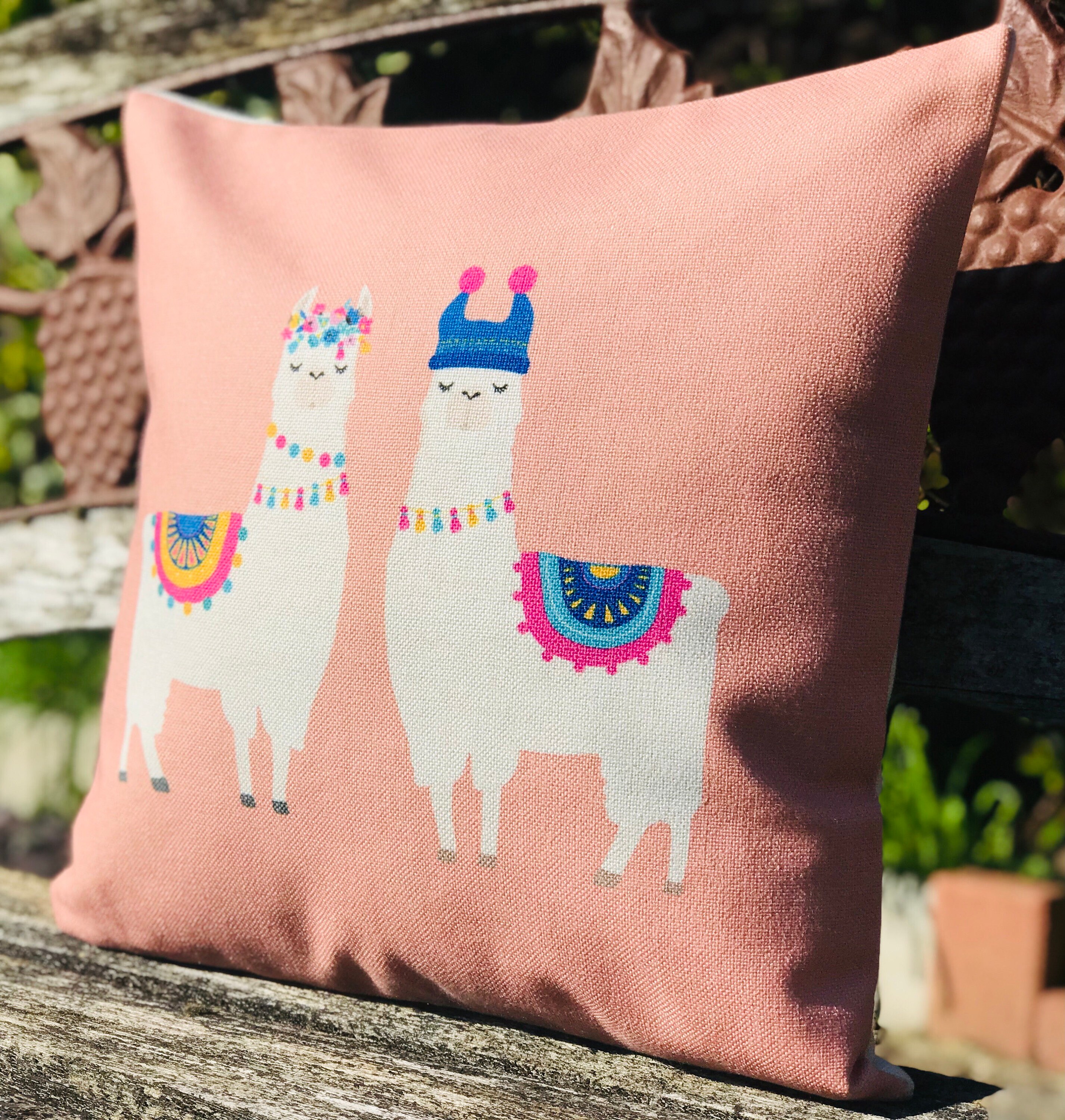 Llama Cushion Cover Cute animal Gift Gift idea Etsy
