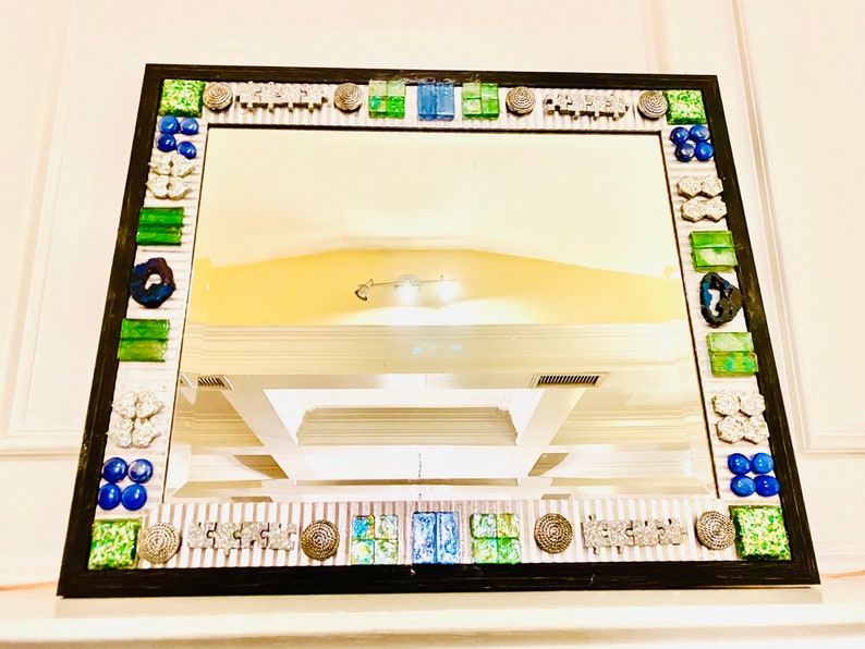 Galvanized steel mirror