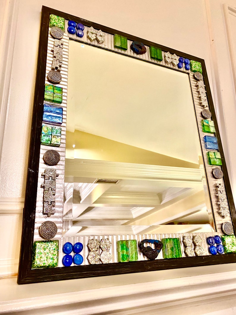 Galvanized steel mirror