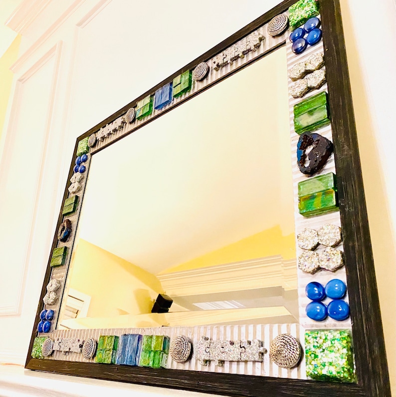 Galvanized steel mirror