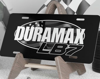 Duramax LB7 Vanity Plate, Duramax Diesel, Diesel Truck, Duramax GMC, LB7, Regalo Truck Guy
