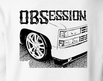 CK1500 Single Cab OBS truck, OBSession, Old Body Style, Chevy Truck Hoodie