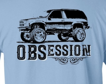 Chevy Tahoe Nation, Tahoe Nation, 2 Door OBSession, Old Body Style, OBS T-Shirt