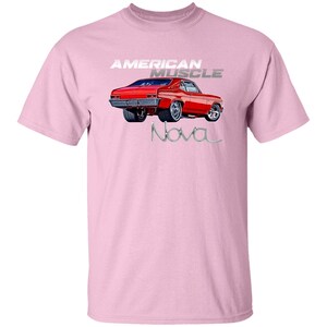 Chevy Nova SS American Muscle, Muscle Car camicia, Nova, SS, T-Shirt immagine 8