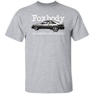 Foxbody Mustang 5.0 Classic Car T-Shirt - Unisex Short Sleeve Tee For Ford Enthusiasts - View #10