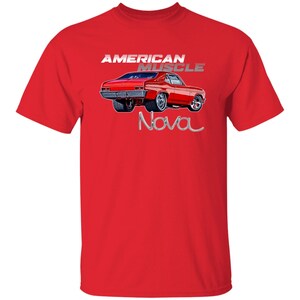 Chevy Nova SS American Muscle, Muscle Car camicia, Nova, SS, T-Shirt immagine 5
