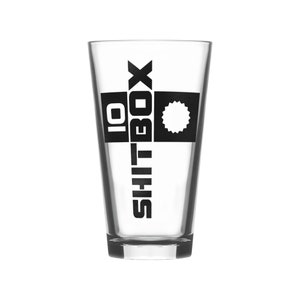 Shitbox, Chevy C10, Chevy Logo, 16oz Pint Glass