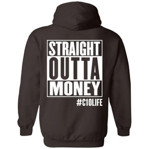 STRAIGHT OUTTA MONEY - Chevy Truck hoodie, Chevy C10 sweatshirt,  C10 truck, Square body, Square body apparel, C10, truck guy shirt