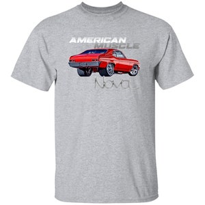 Chevy Nova SS American Muscle, Muscle Car camicia, Nova, SS, T-Shirt immagine 3