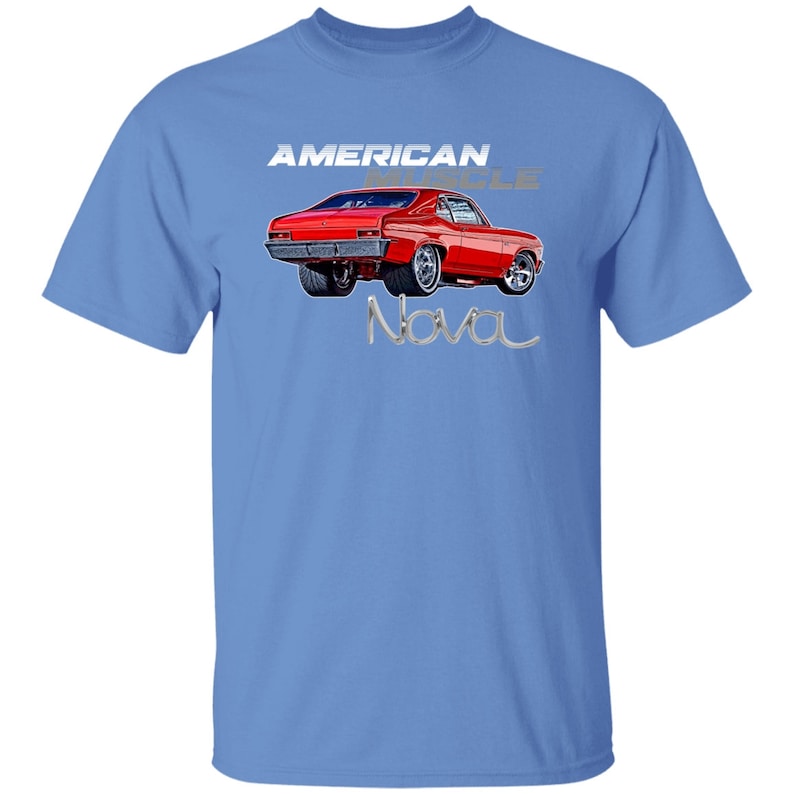 Chevy Nova SS American Muscle, Muscle Car camicia, Nova, SS, T-Shirt immagine 2