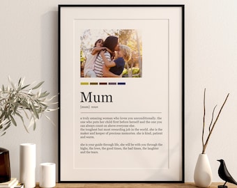 Mum Definition Meaning, Mum Birthday Gift, Mum Birthday Gift, Birthday Gift For Her, Personalised Mothers Day Gift, Gifts For Mums