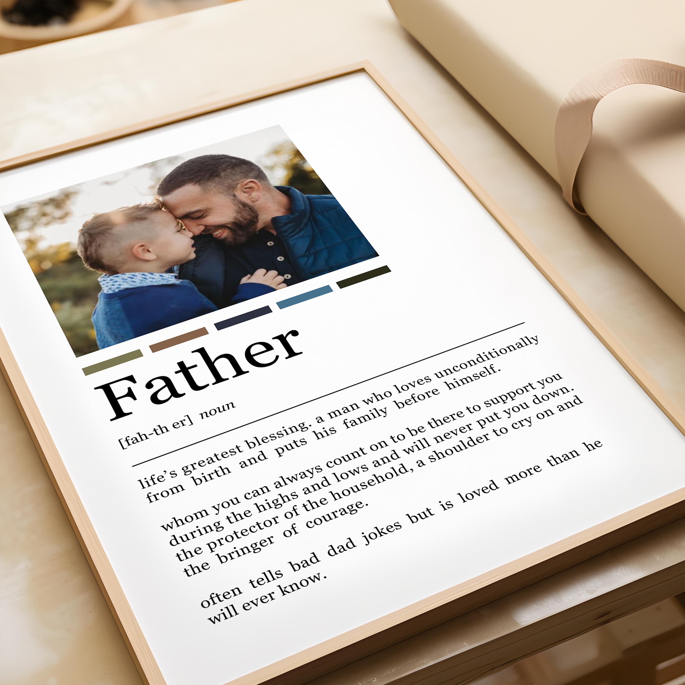 Dad Definition Meaning With Picture: Christmas Gift for Dads, Gift for ...