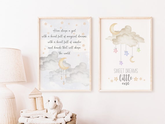 Nursery wall hotsell art quotes