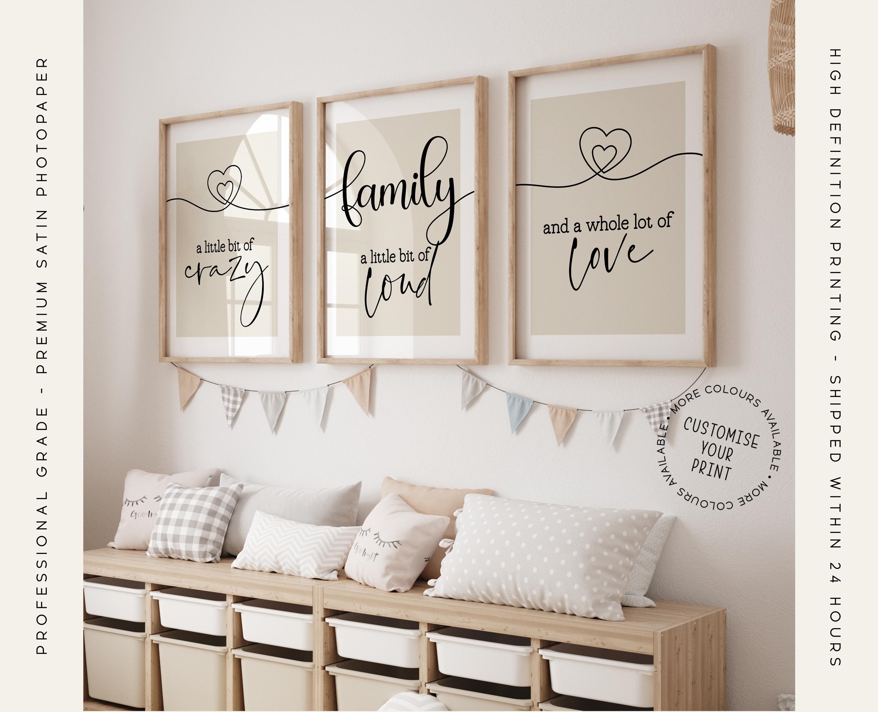 Family Quote Lumbar Pillow Cover - "The Ones We Live With..." Black Text, 12x20 Inch