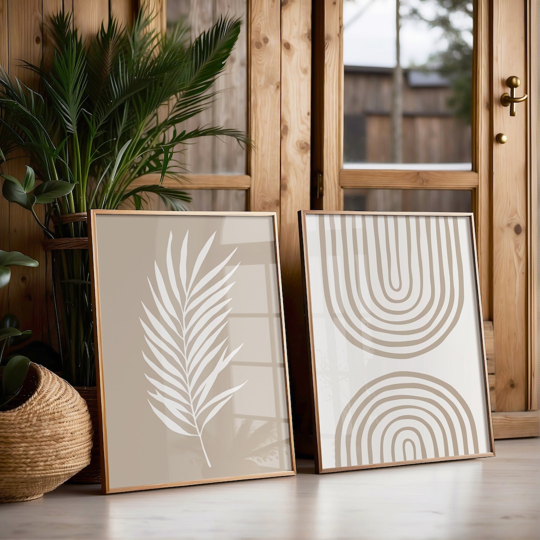 Boho Art II By Patricia Pinto (Framed Small) - Beige