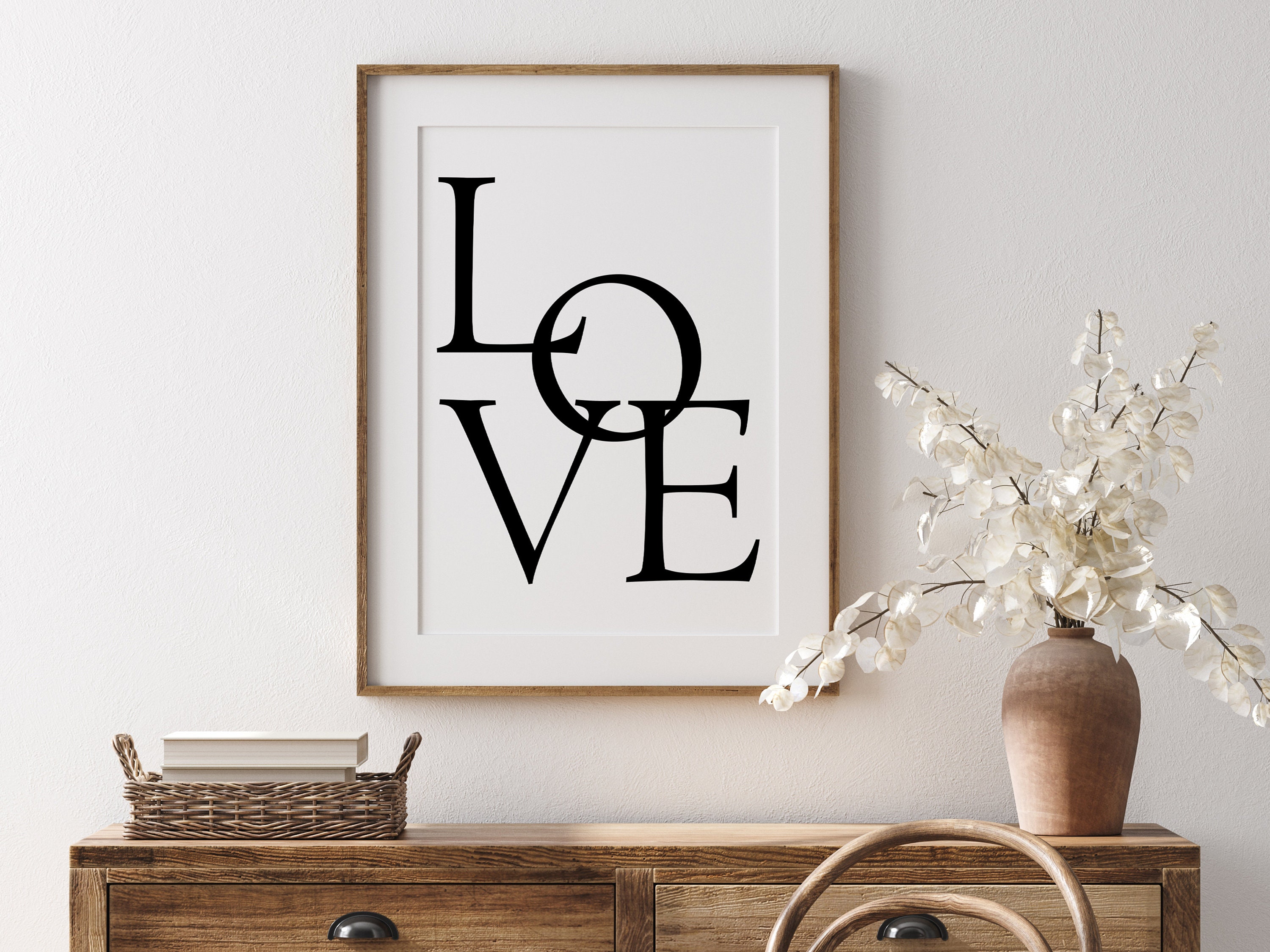 Love Printable Wall Art, Inspirational Quotes Print, Boho Wall Art ...