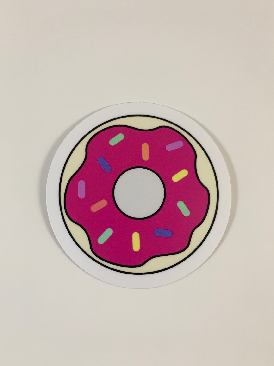 Donut Stickers Doughnut Stickers Cute Dessert Stickers Food Etsy