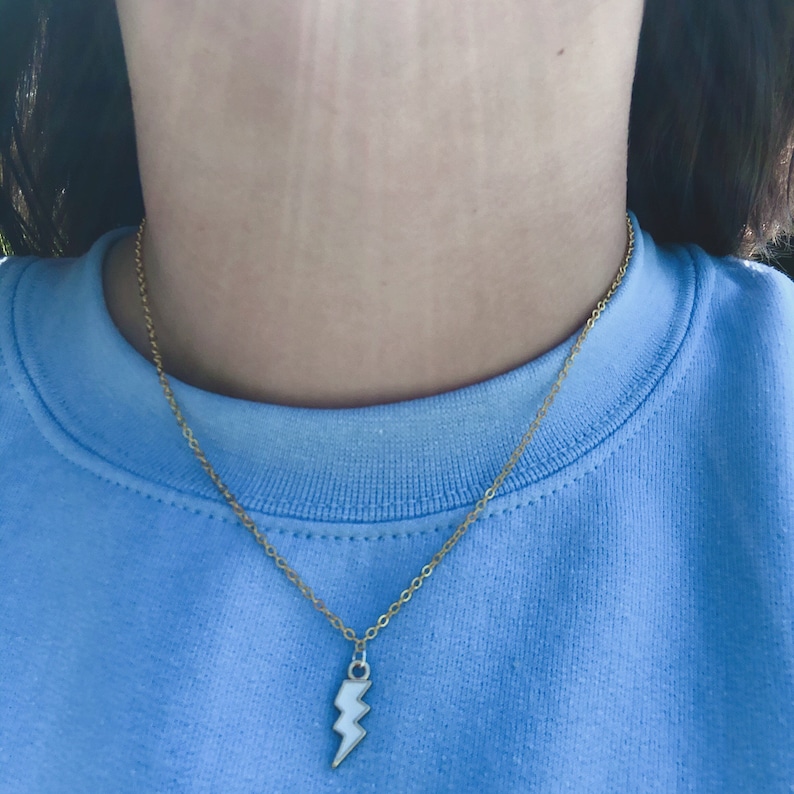 Lightning bolt necklace