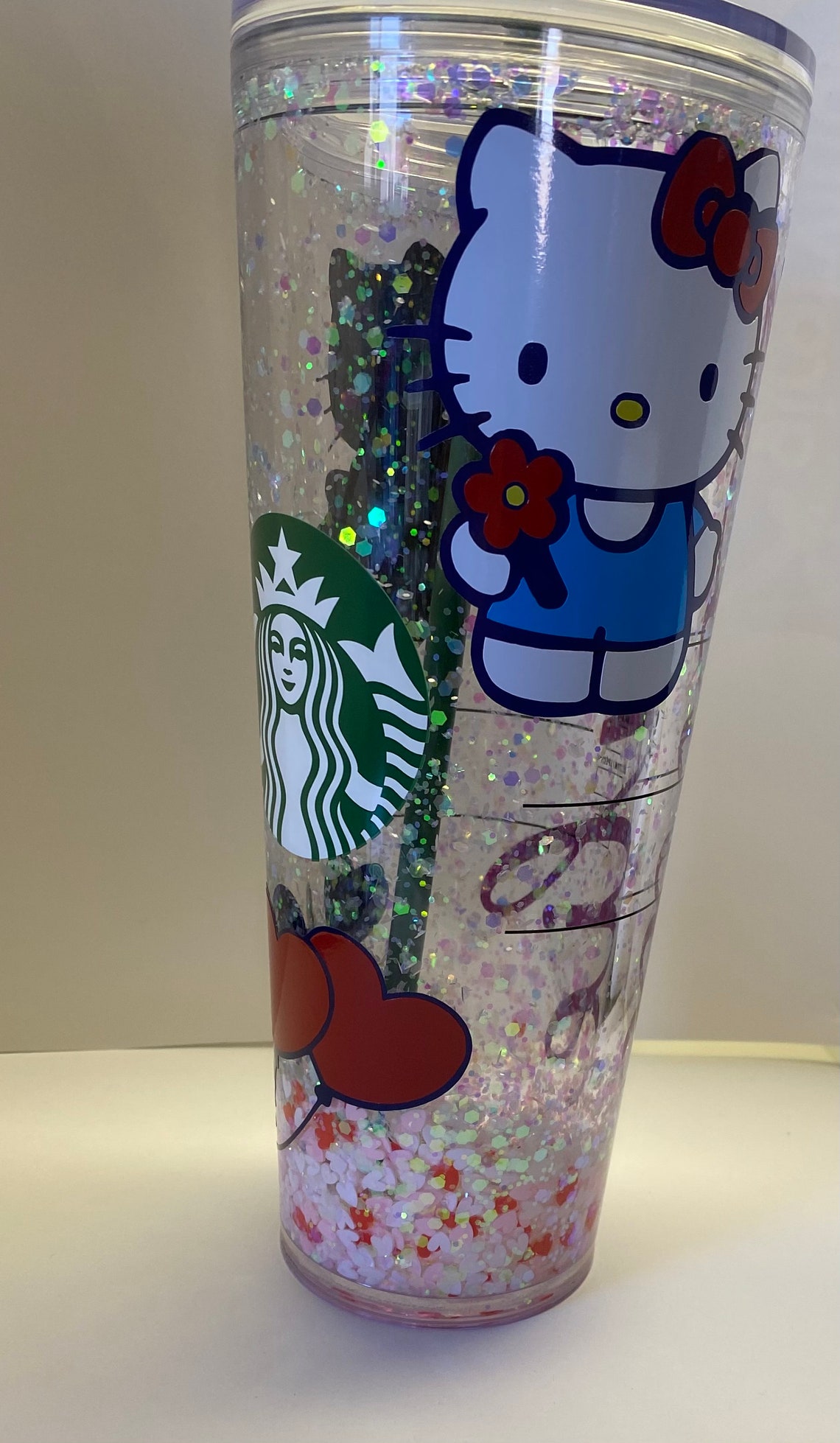 Hello Kitty Starbucks Double Wall Cup Etsy