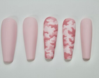 Camo Nails Etsy