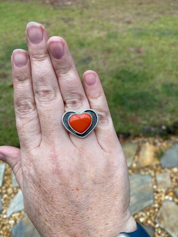 Anillo corazon rojo new arrivals