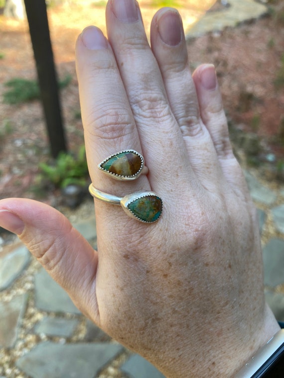 Turquoise adjustable ring sale