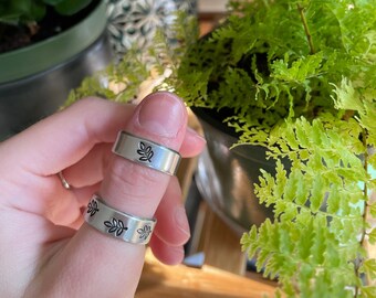 Medium KC Gold MARSPOWER Adjustable Ring Geometric Hollow Leaf Adjustable Fashionable Beautiful Ring Good Gloss Elegant Ring Medium KC Gold MARSPOWER Adjustable Ring Geometric Hollow Leaf Adjustable Fashionable Beautiful Ring Good Gloss Elegant Ring