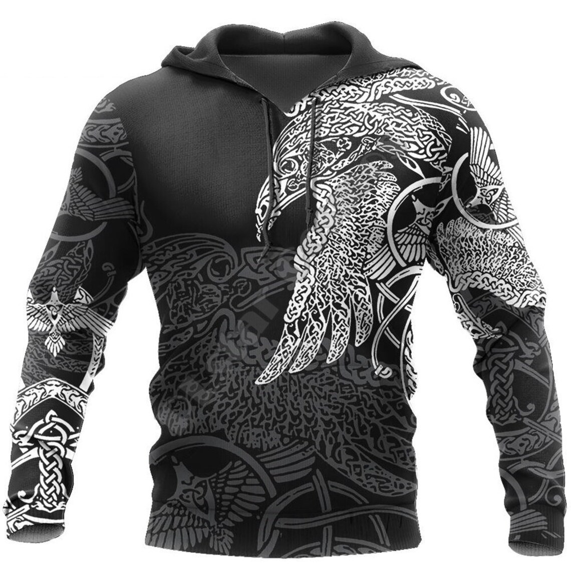 black vikings hoodie