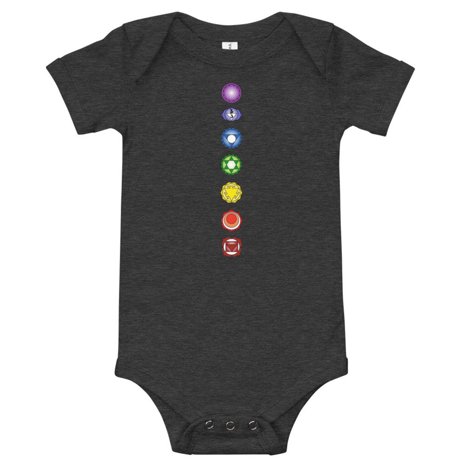 Chakras Onesie Yoga Baby Yoga Mom Rainbow Onesie Bodysuit Etsy