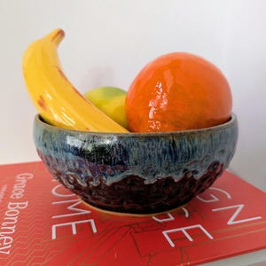 Studio Pottery Textured Console Bowl/ Shallow Planter