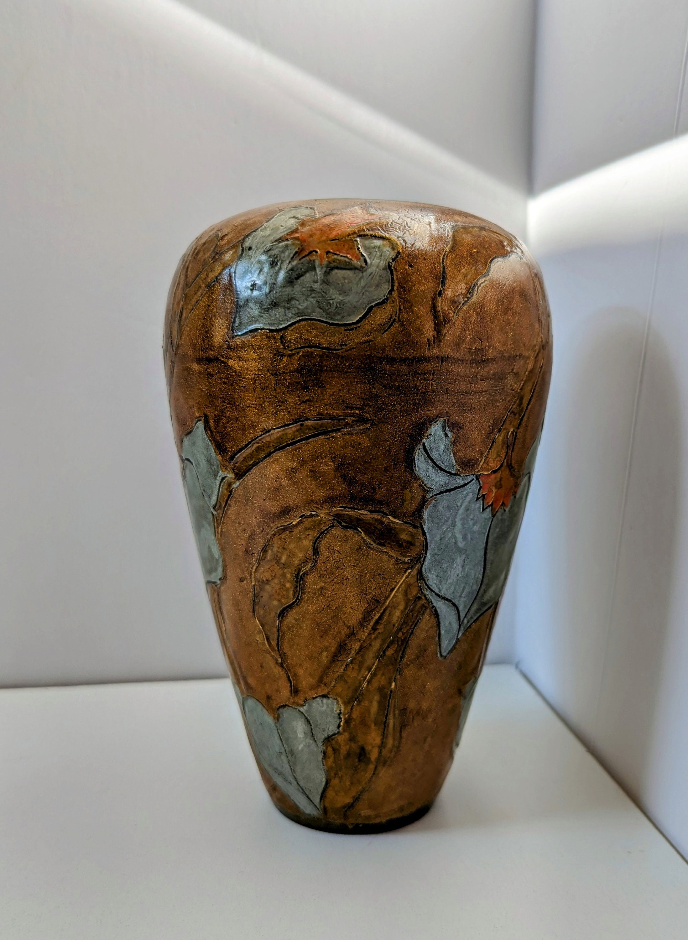 JOLIE PETITE BOITE A PILULES émail Cloisonné Chine Fond Bleu Fleurs Papillons 109439