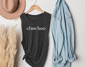 Chee Hoo, Muscle Tank, Hawaii Tank, Aloha Tank, Womens Tank, Hawaiian Style, Hawaii, Local, Funny, Hawaii Gifts, Aloha Gifts