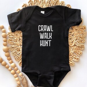 Crawl Walk Hunt Baby Onesie, Hawaii, Keiki, Hawaii Kids, Funny Hawaii, Hunter, Hunter Baby, Mountain Lover, Hunt, Future Hunter