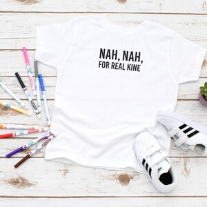 Nah, Nah, For Real Kine Toddler Tshirt, Hawaiian Shirt, Keiki, Hawaiian Kid, Funny Toddler, Gifts for Hawaii Toddler, Hawaii Mom, Baby Luau