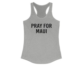 Pray for Maui Racerback Tank