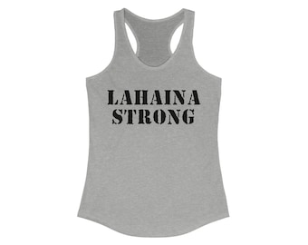 Lahaina Strong Bold Racerback Tank