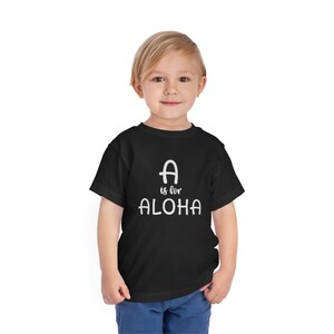 A is for ALOHA, Toddler, Hawaii, Keiki, Hawaii Kids, Funny Hawaii, Gifts for Baby, Luau, Baby Shower Gifts, Christmas Gifts