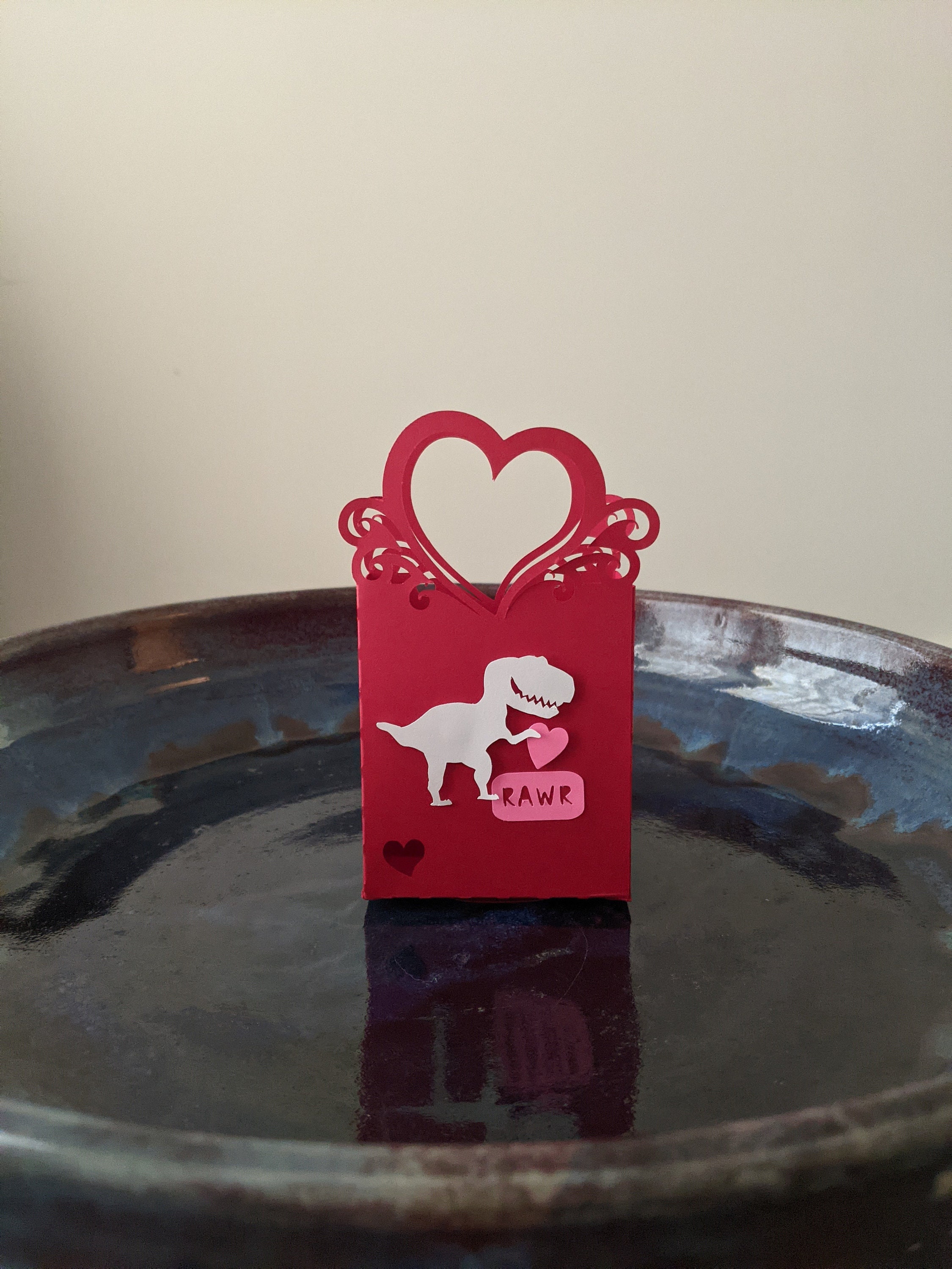 Valentine Treat Box / Small Treat Box / Candy Treat Box / Etsy