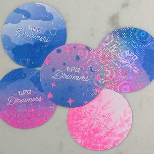 DPR Dreamers-stickerpakket | Set van 3 willekeurige | Risografie: