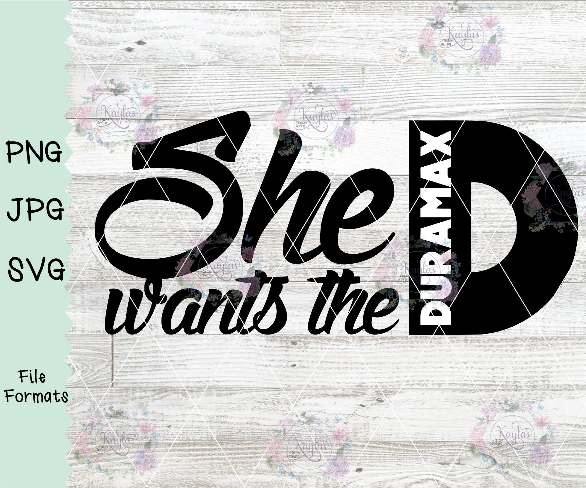 Download She Wants the Duramax D svg png jpg Silhouette Cricuit | Etsy