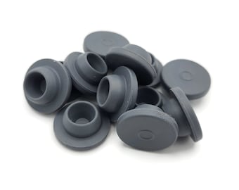 12x Self-Healing Injection Ports: 20mm Mushroom Substrate Jar Stoppers