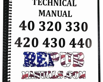 John Deere 40 Tractor Condensed Technical Service Repair Shop Manual