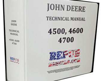 4500 John Deere Technical Service Shop Repair Dealer Manual