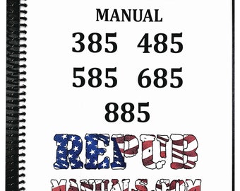 Case 585 Tractor Technical Service Repair Shop Manual