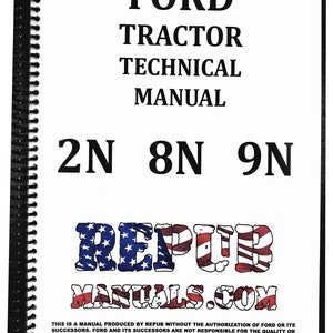 Ford 8N Technical Service Repair Shop Manual