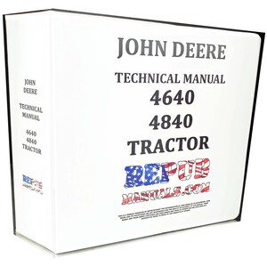 4840 John Deere Technical Service Shop Repair Manual