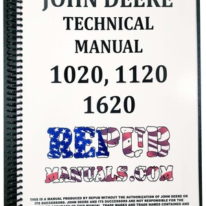 John Deere 1620 Tractor Technical Service Repair Manual